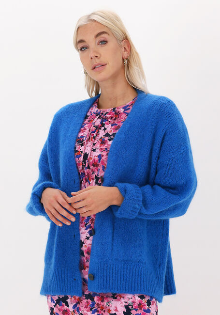 Blaue BY-BAR Strickjacke MOON CARDIGAN - large