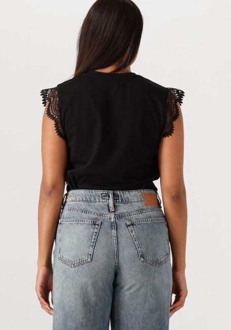 Schwarze AAIKO T-shirt CORA FANCY CO 144 - large