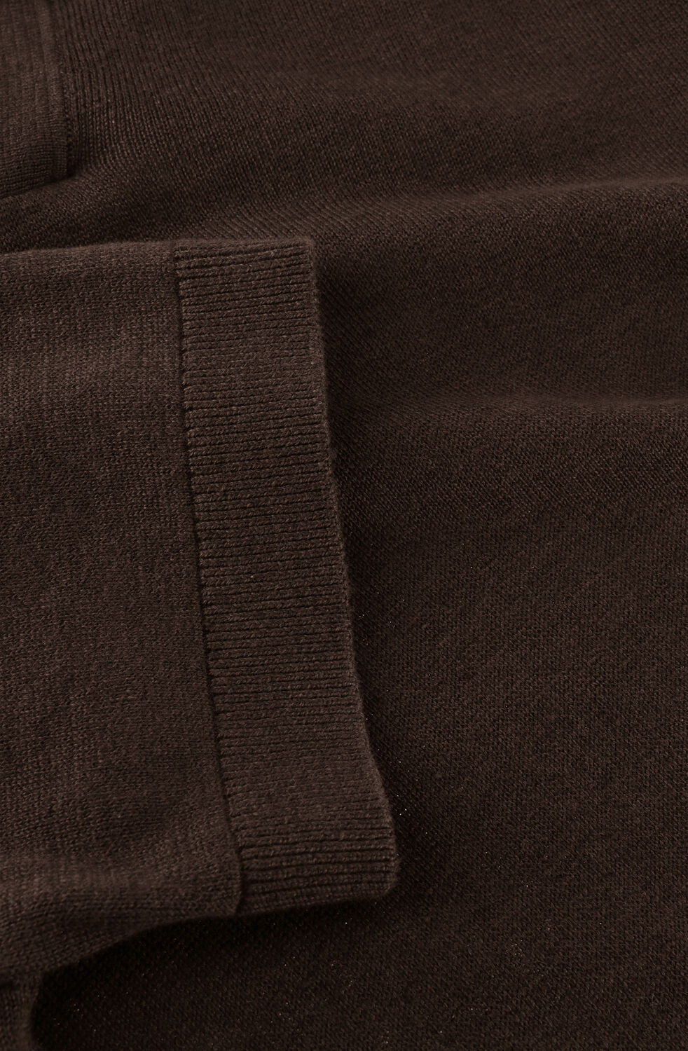 Braune SELECTED MEN Polo-Shirt SLHMATTIS SS KNIT SUN OPEN POLO - large