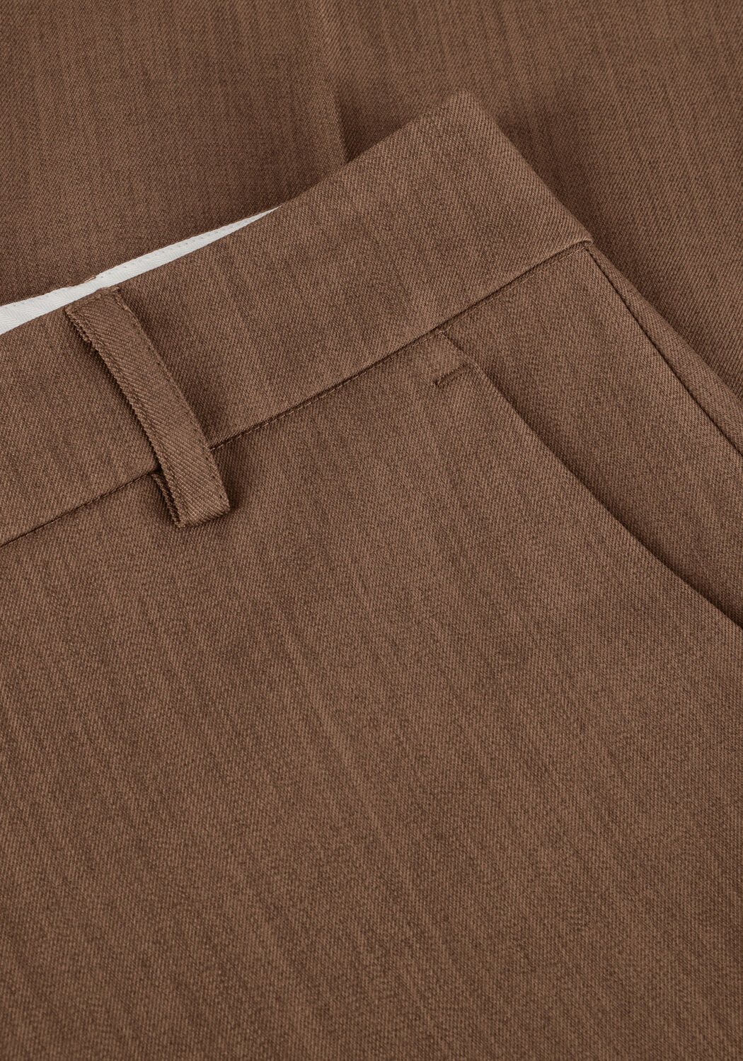 Braune SECOND FEMALE Weite Hose NEEL CLASSIC TROUSERS - large