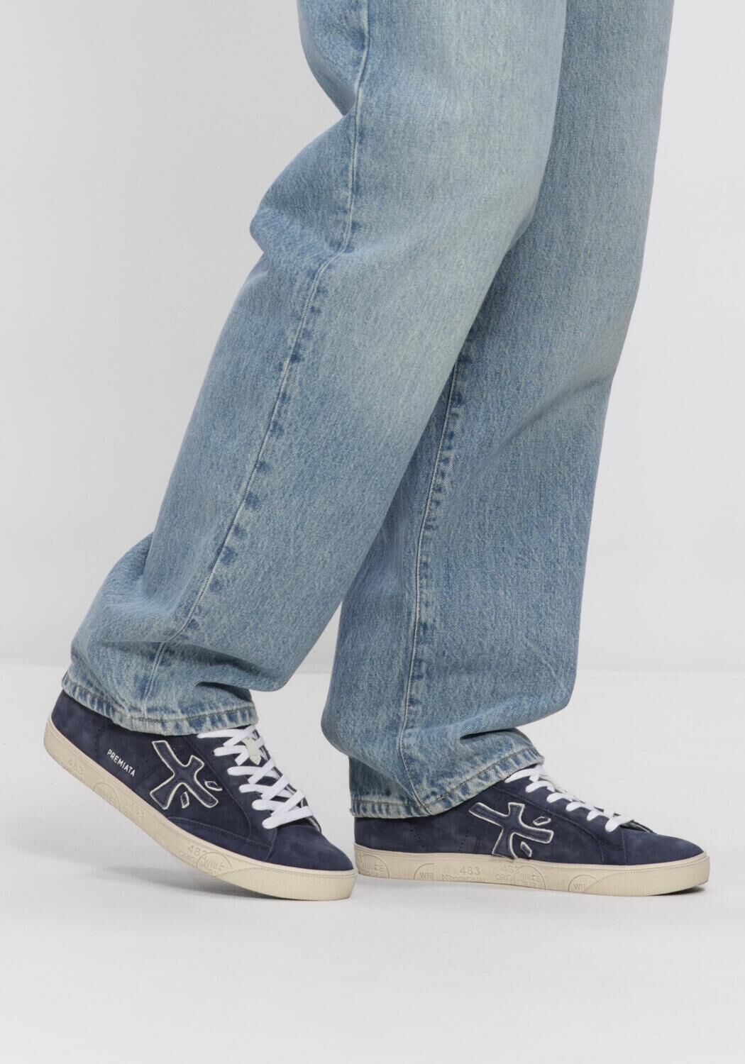 Blaue PREMIATA Sneaker Low STEVEN - large