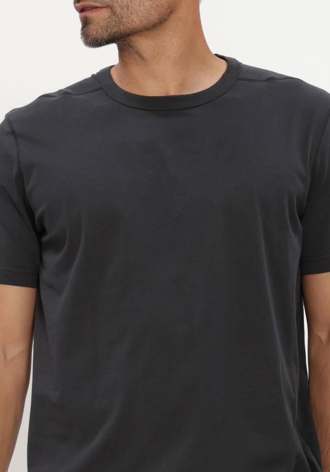 Anthrazit CALVIN KLEIN T-shirt SS CLSC SUEDED JERSEY BADGE TEE - large