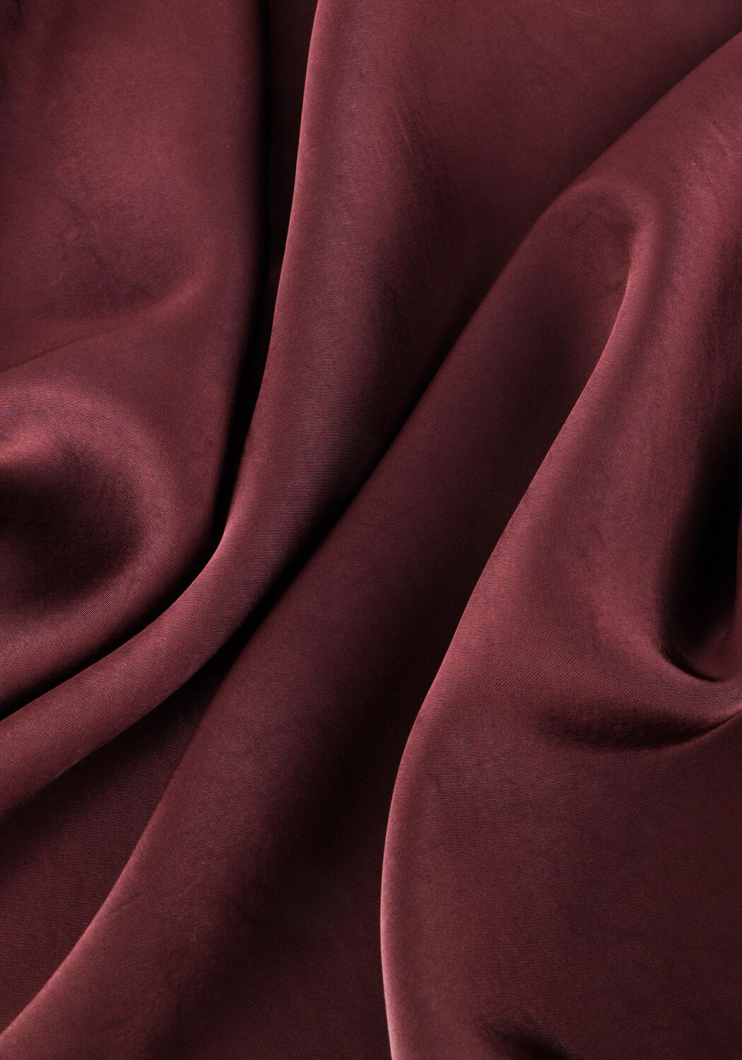 Bordeaux NEO NOIR Maxirock VICKY HEAVY SATEEN SKIRT - large