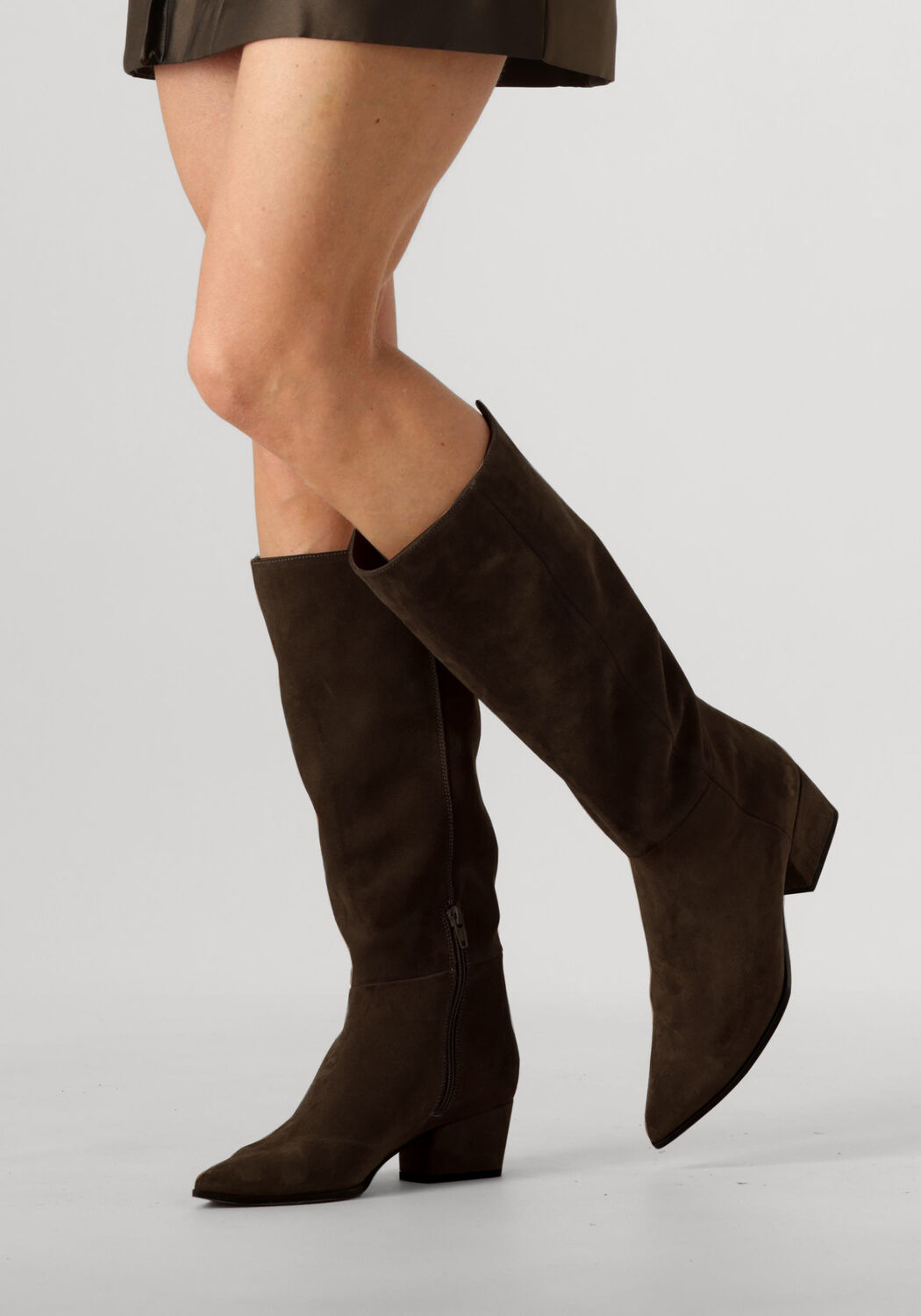 Braune UNISA Hohe Stiefel JEFRI - large