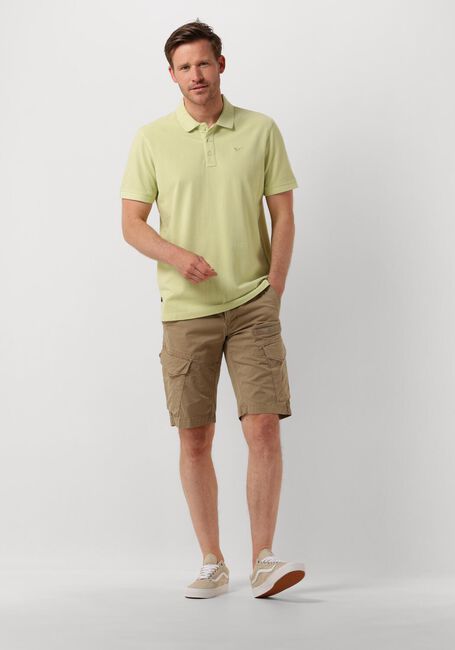 Grüne PME LEGEND Polo-Shirt SHORT SLEEVE POLO PIQUE GARMENT DYE - large