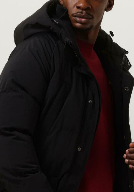 Schwarze PUREWHITE Jack LONG PADDED JACKET WITH POCKETS - large