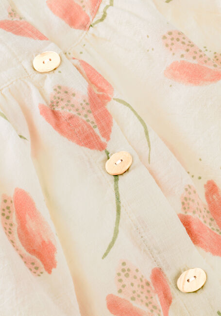 Ecru PLAY UP Top PRINTED WOVEN TUNIC - large