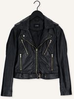 Schwarze IBANA Lederjack MOSS Schwarze IBANA Lederjack MOSS - medium