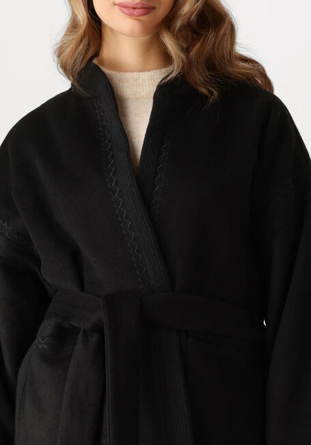 Schwarze ANTIK BATIK Kimono WILLIAM KIMONO - large