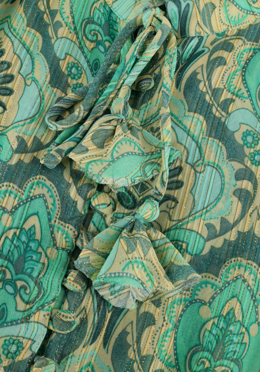 Gr&uuml;ne JANICE Minikleid ARI PRINT - large