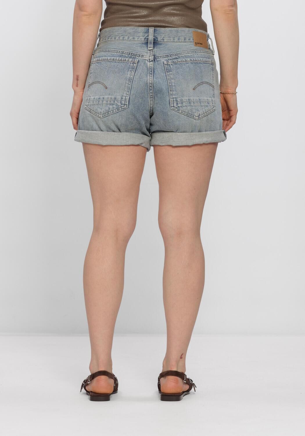 Blaue G-STAR RAW Kurze Hosen JUDEE SHORTS WMN - large