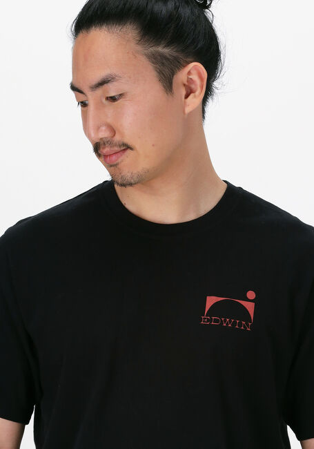 Schwarze EDWIN T-shirt TOKYO NIGHTFALL TS - large