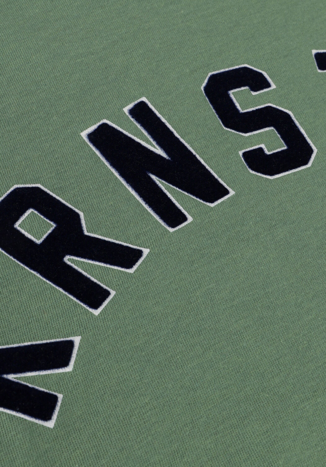 Gr&uuml;ne KRONSTADT T-shirt TIMMI ORGANIC/RECYCLED FLOCK PRINT TEE - large