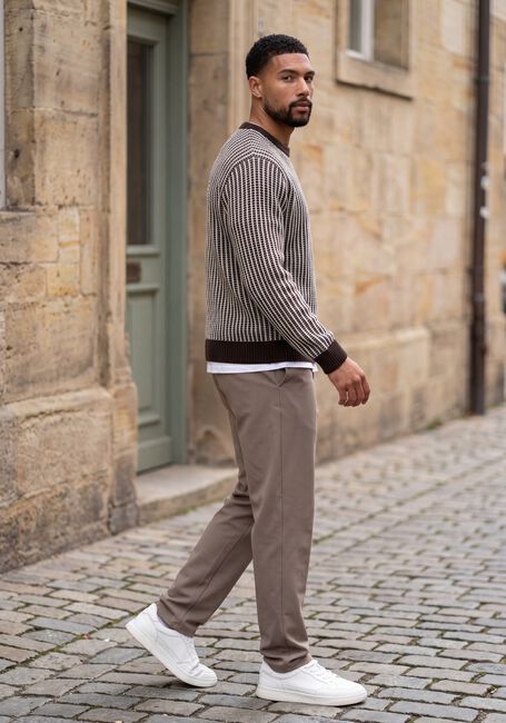 Braune PURE PATH Pullover LADDERSTITCH - large