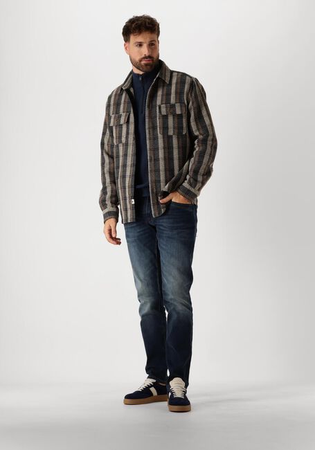 Dunkelblau PME LEGEND Pullover HALF ZIP COLLAR COTTON MOULINE - large