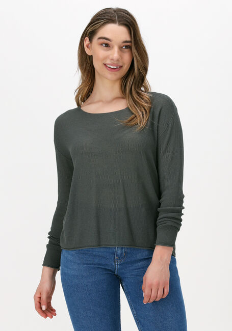 Grüne SIMPLE Top KNITTED SWEATER ELLENA ES - large