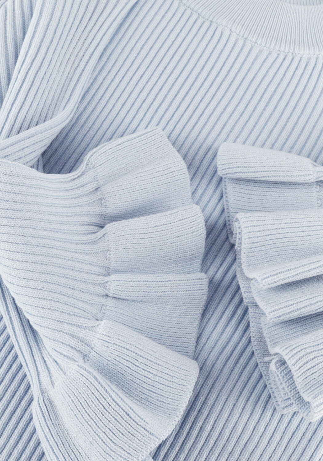 Blaue Y.A.S. Top YASMIKLA SS KNIT TOP - large