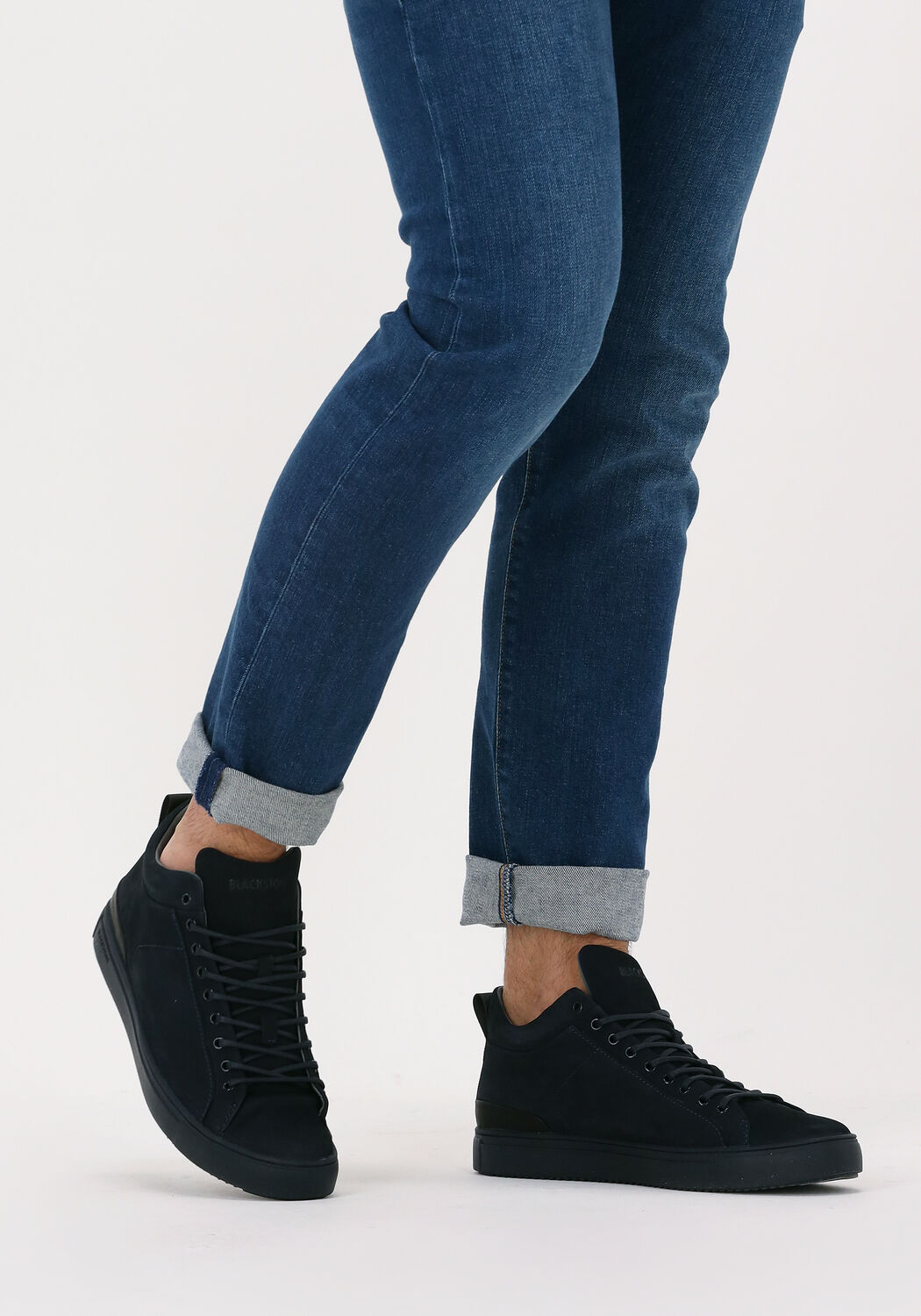 Blaue BLACKSTONE Sneaker High SG19 - large