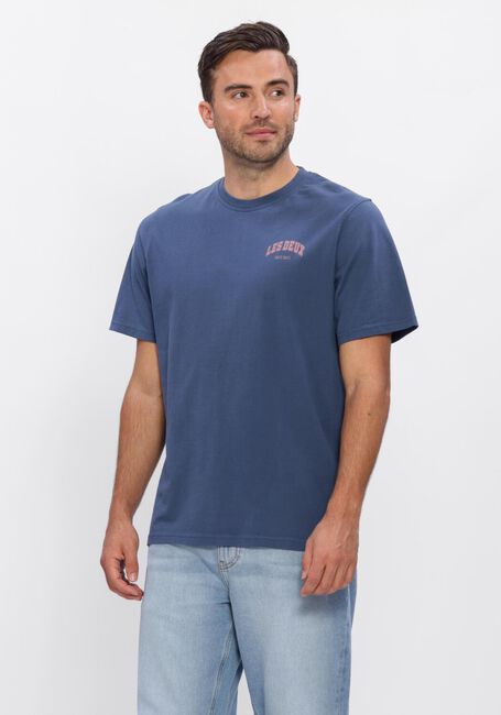 Blaue LES DEUX T-shirt BRADY HOOP T-SHIRT - large