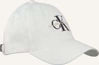 Weiße CALVIN KLEIN Kappe J MONOGRAM CAP M - medium