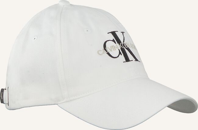 Weiße CALVIN KLEIN Kappe J MONOGRAM CAP M Weiße CALVIN KLEIN Kappe J MONOGRAM CAP M - large