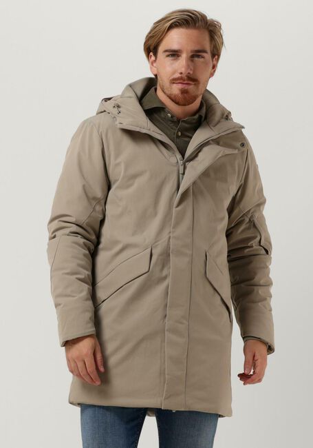 Taupe PUREWHITE Parkas LONG PARKA - large