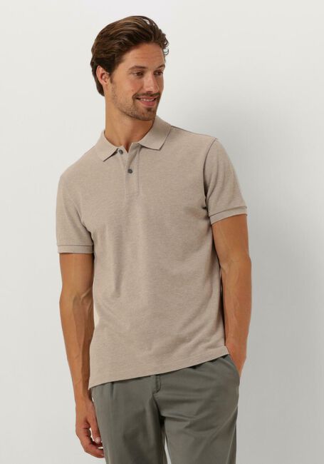 Beige PROFUOMO Polo-Shirt POLO SHORT SLEEVE - large