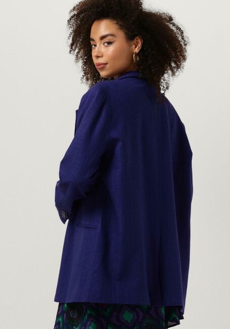 Blaue ALIX THE LABEL Blazer LADIES WOVEN BOUCLE OVERSIZED BLAZER - large