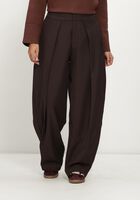 Braune NEO NOIR Weite Hose LUCILLE STRUCTURE PANTS