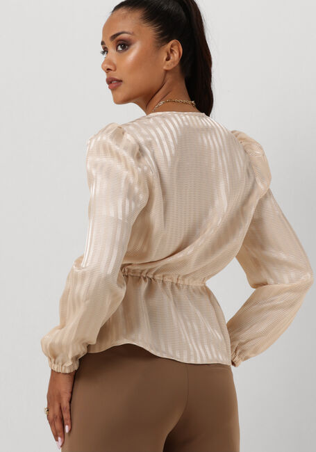 Beige ANOTHER LABEL Blusen LYS TOP L/S - large