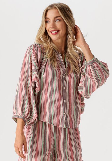 Mehrfarbige/Bunte BY-BAR Blusen BECKY MULTI STRIPE BLOUSE - large