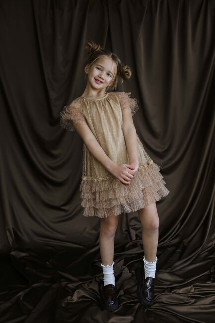 Braune AMMEHOELA Minikleid NOVA - large