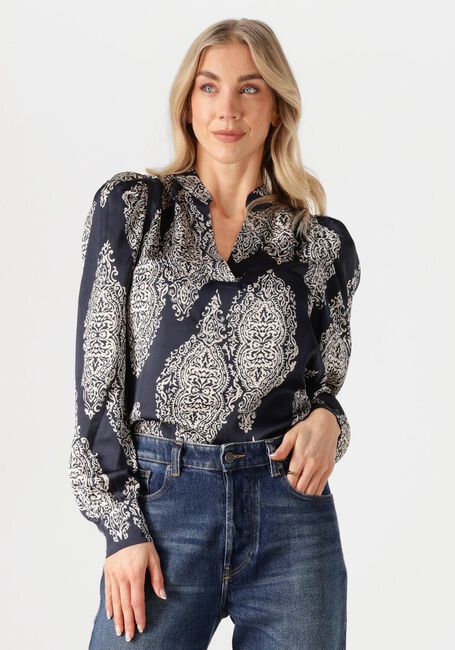 Dunkelblau NEO NOIR Blusen ROSSLYN PAISLEY DROP BLOUSE - large