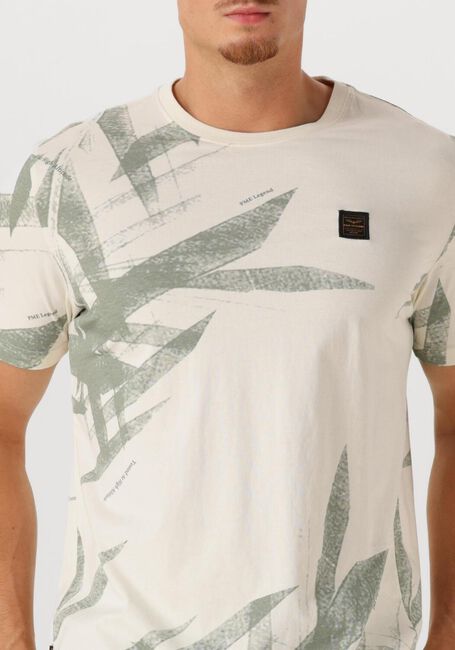 Grüne PME LEGEND T-shirt SINGLE JERSEY PANEL PRINT - large