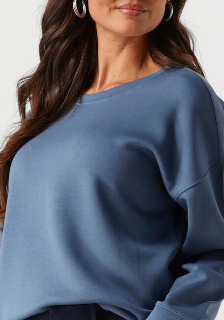 Blaue MSCH COPENHAGEN Sweatshirt MSCHIMA Q SWEATSHIRT - large