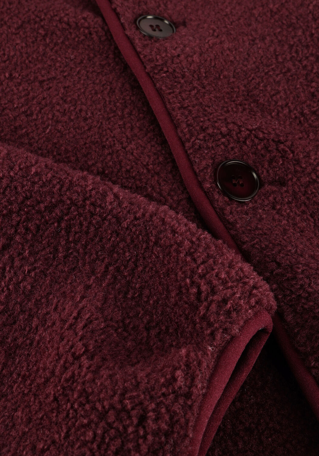 Bordeaux PENN & INK Teddy-Jacke JACKET W25C281 - large