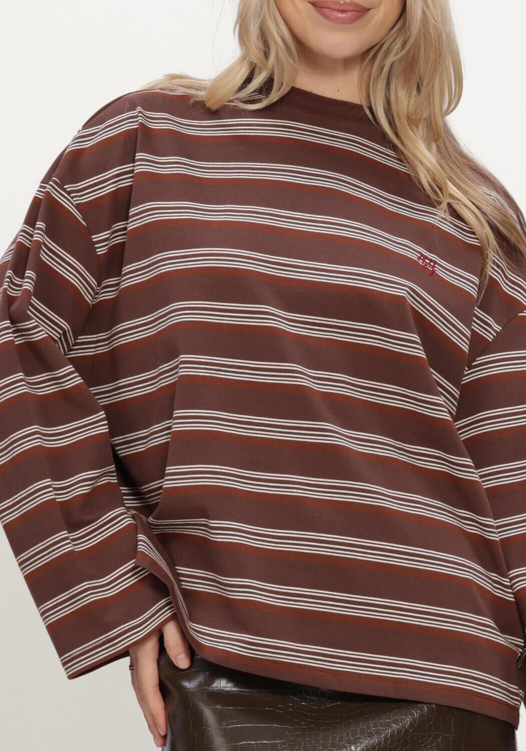 Braune HARPER & YVE T-shirt TOMMY-LS - large