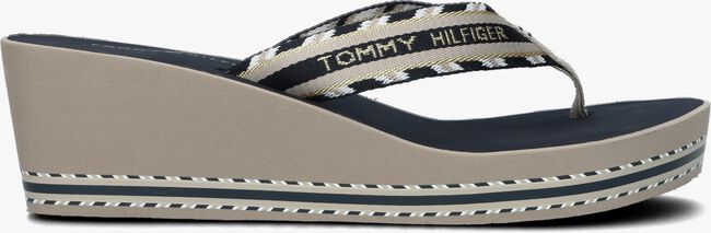 Graue TOMMY HILFIGER Zehentrenner SHINY TOUCHES HIGH BEACH - large