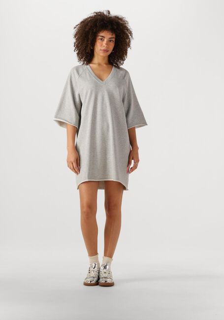 Graue ALIX THE LABEL Minikleid KNITTED SWEAT DRESS - large