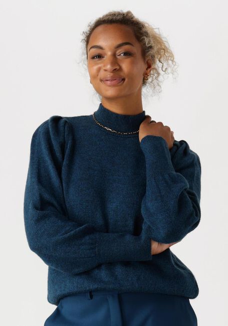 Blaue JANSEN AMSTERDAM Pullover HK186 TRUI AUDRY - large
