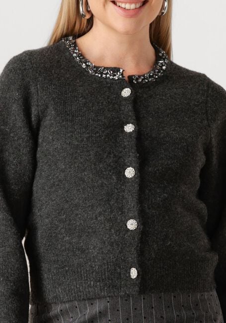 Dunkelgrau NEO NOIR Strickjacke MARIE STONE KNIT CARDIGAN - large