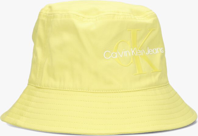 Gelbe CALVIN KLEIN Hut MONOGRAM BUCKET HAT - large