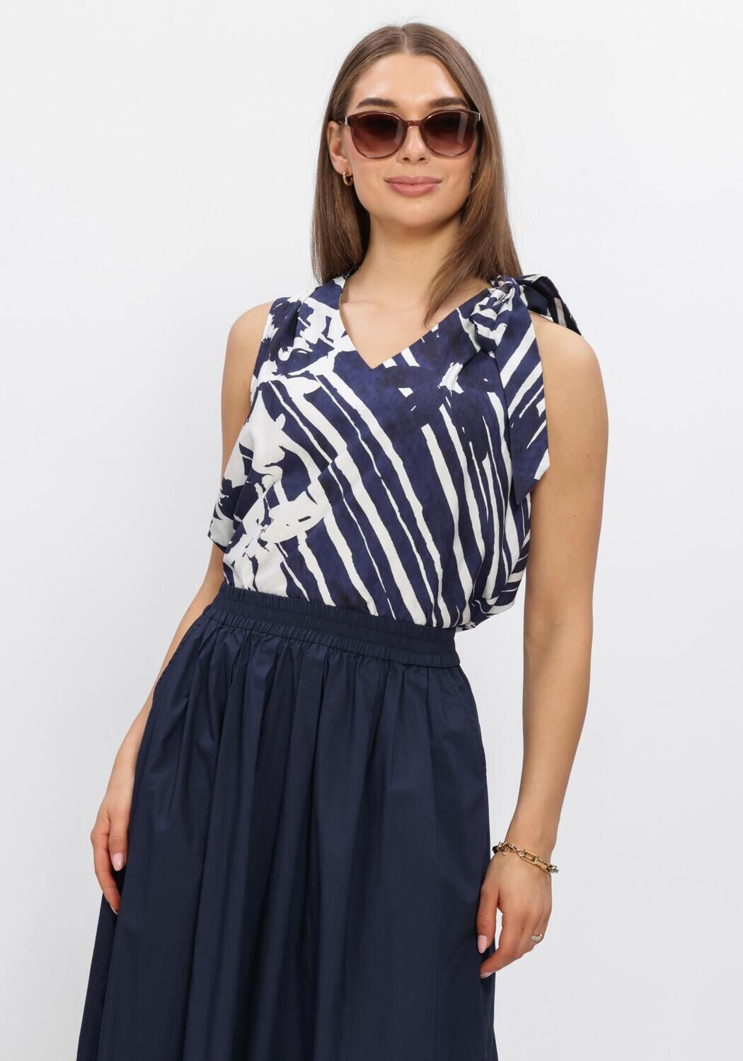 Blaue CAROLINE BISS Top 1673 - large