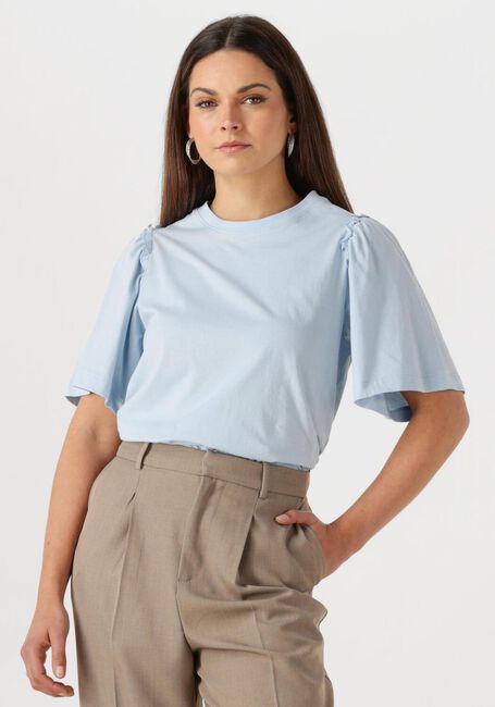 Hellblau SELECTED FEMME T-shirt SLFPENELOPE 2/4 RUFFLE TEE - large