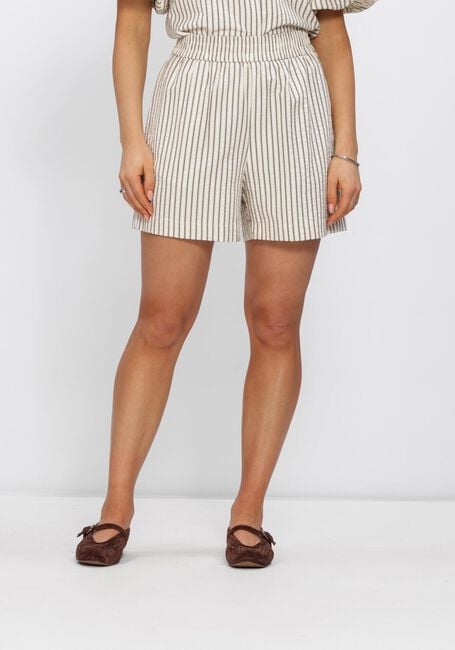 Nicht-gerade weiss NOTRE-V Kurze Hose NV-HEINTINA CREPE STRIPE - large