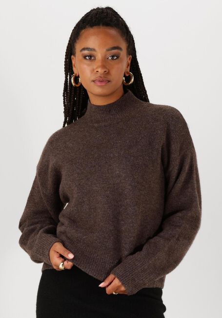 Braune NEO NOIR Pullover PAULA KNIT BLOUSE - large