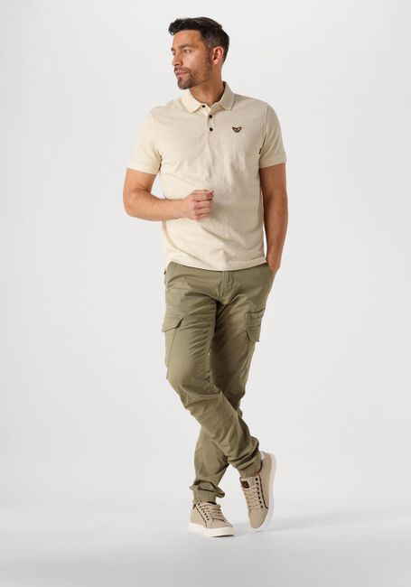 Beige PME LEGEND Polo-Shirt SHORT SLEEVE POLO JACQUARD JERSEY - large