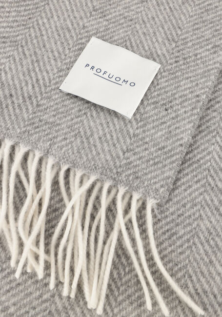 Graue PROFUOMO Schal SCARF LAMBSWOOL - large