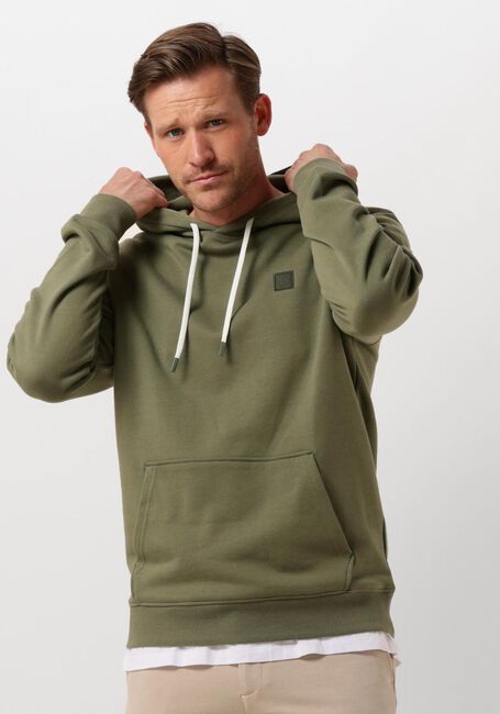 Grüne SCOTCH & SODA Sweatshirt ESSENTIAL LOGO BADGE HOODIE - large