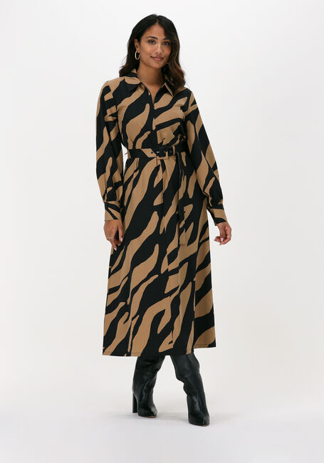 Camelfarbene GESTUZ Midikleid BOTHILDEGZ LONG DRESS - large